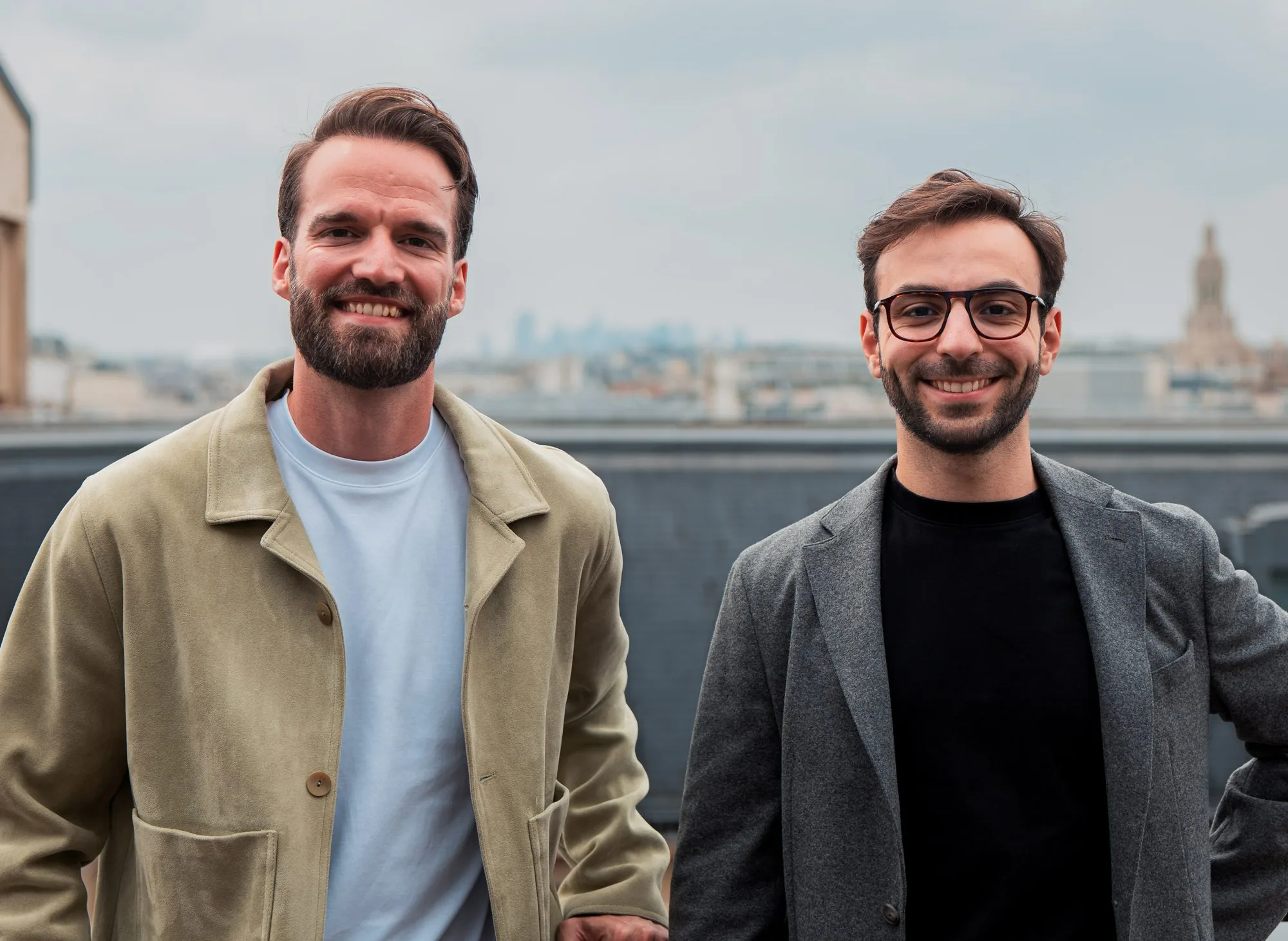 Tom Guerreau and Pierrick Nonnis, the founders of Prescient